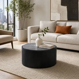 WILSONVALE BLACK COFFEE TABLE 17 (IN) 12