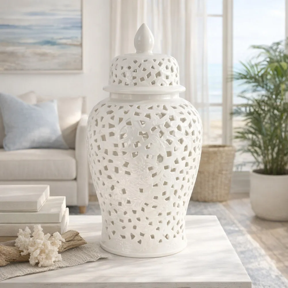GUNNLAND WHITE CHINOISERIE 24 (IN)