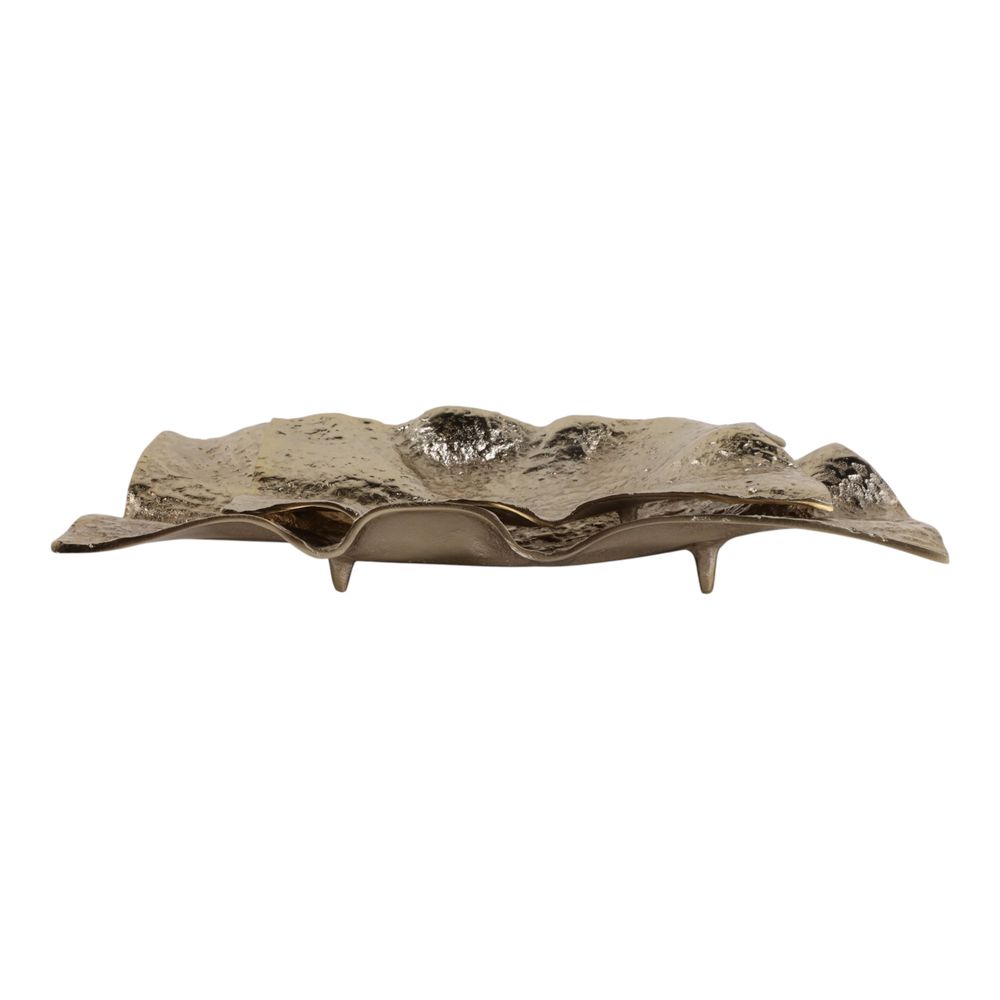 WAYLANDFORD SET OF 2 GOLD TRAY 3 (IN)