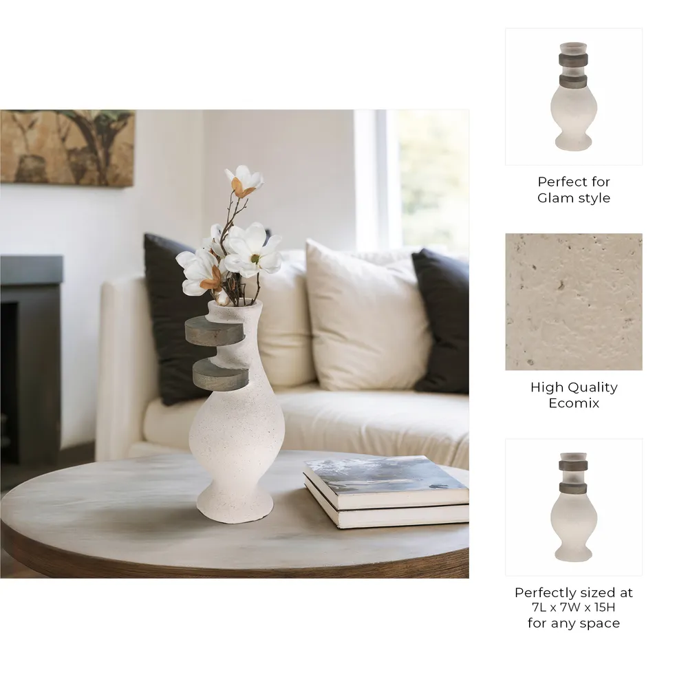 ROMANDALE IVORY VASE 15 (IN)