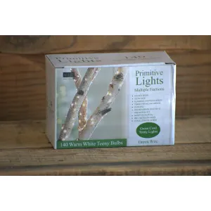 140 Bulb Primitive RICE String Light 26ft Green Cord 8 Function Fuse Box 2