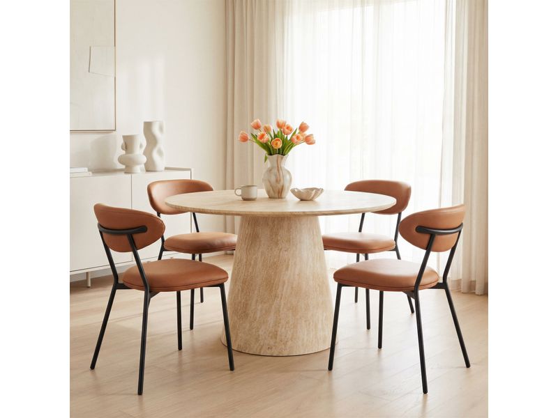 Rorun Dining Chair Brown 10