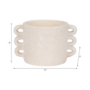 ARLOWHAVEN WHITE PLANTER 8 (IN) 8