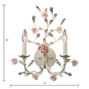 Heritage 18'' High 2-Light Sconce - Cream 2