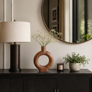 DRAPERWELL BROWN VASE 10 (IN) 13