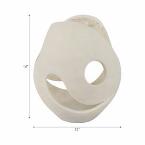 GIBSONCLIFF WHITE VASE 14 (IN) 9