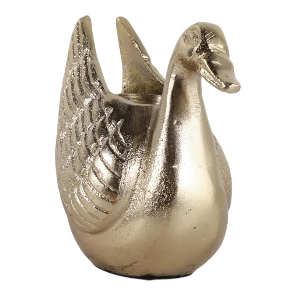 ALMAWORTH GOLD CANDLE HOLDER 4 (IN)