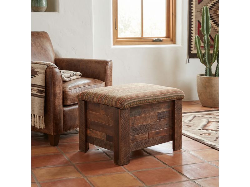 Americana Storage Ottoman - Customer Fabric - Fabric TBD 1