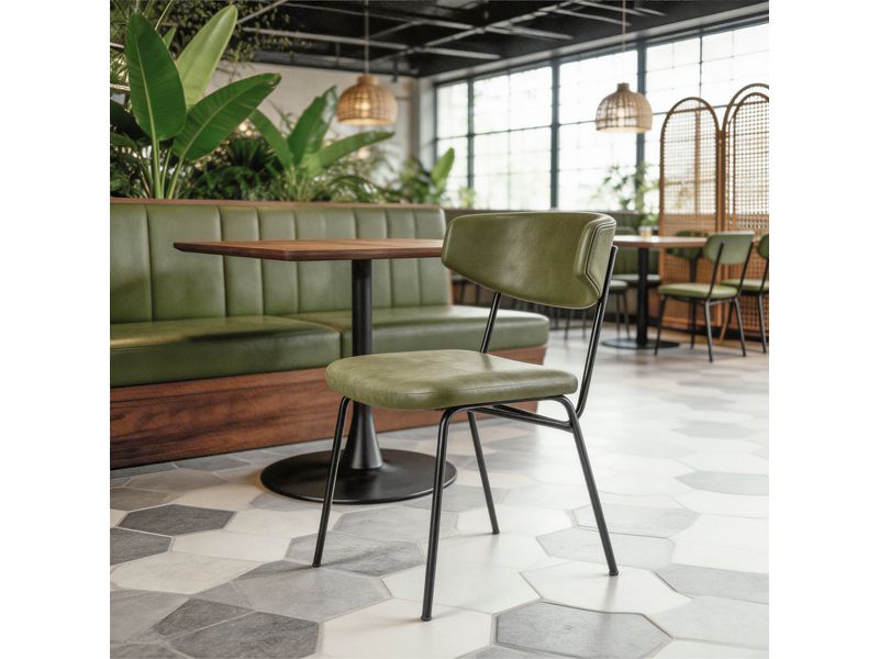 Charon Dining Chair Green 9