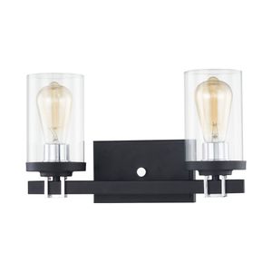Holdfast 15'' Wide 2-Light Vanity Light - Charcoal 2