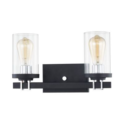 Holdfast 15″ Wide 2-Light Vanity Light - Charcoal
