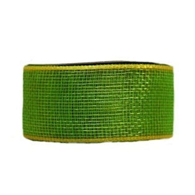 2.5" x 25yds Plastic Mesh, Green