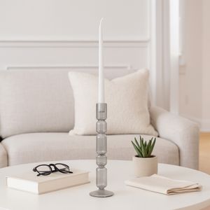 HENDONVALE BLACK CANDLE HOLDER 14 (IN) 10