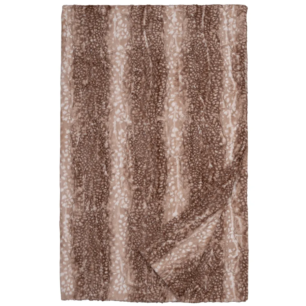 Fawn Tan - Throw - 54/60x72