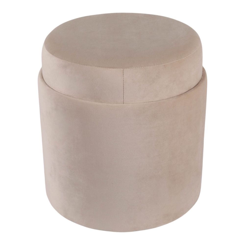 HADLEYTON IVORY OTTOMAN 18 (IN)