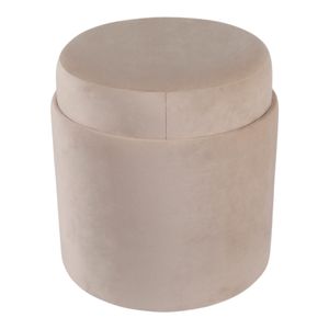 HADLEYTON IVORY OTTOMAN 18 (IN) 5