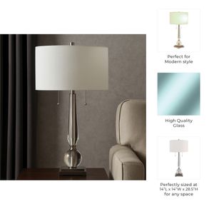 WARRENVALE GRAY LAMP 29 (IN) 9