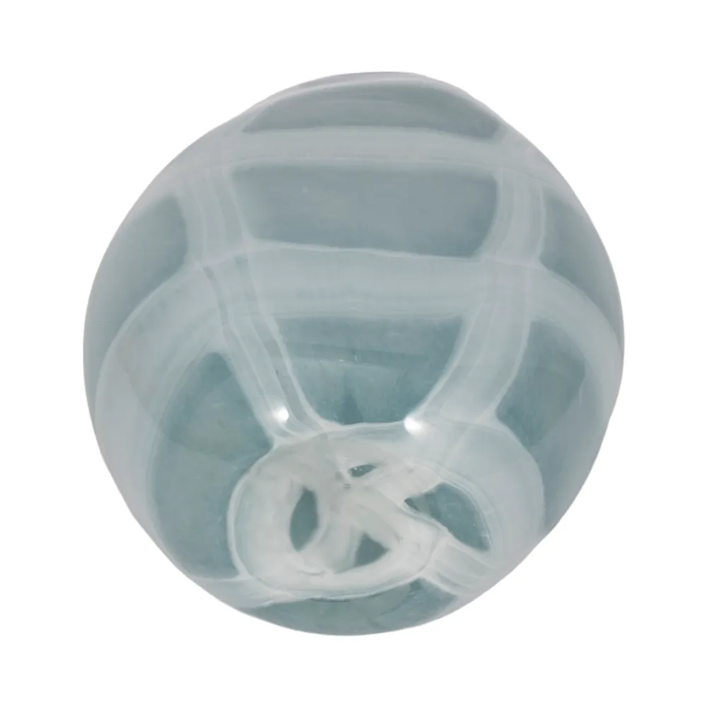 PEARLCREST BLUE GLASS VASE 13 (IN)