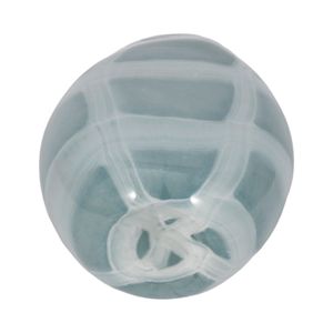 PEARLCREST BLUE GLASS VASE 13 (IN) 8