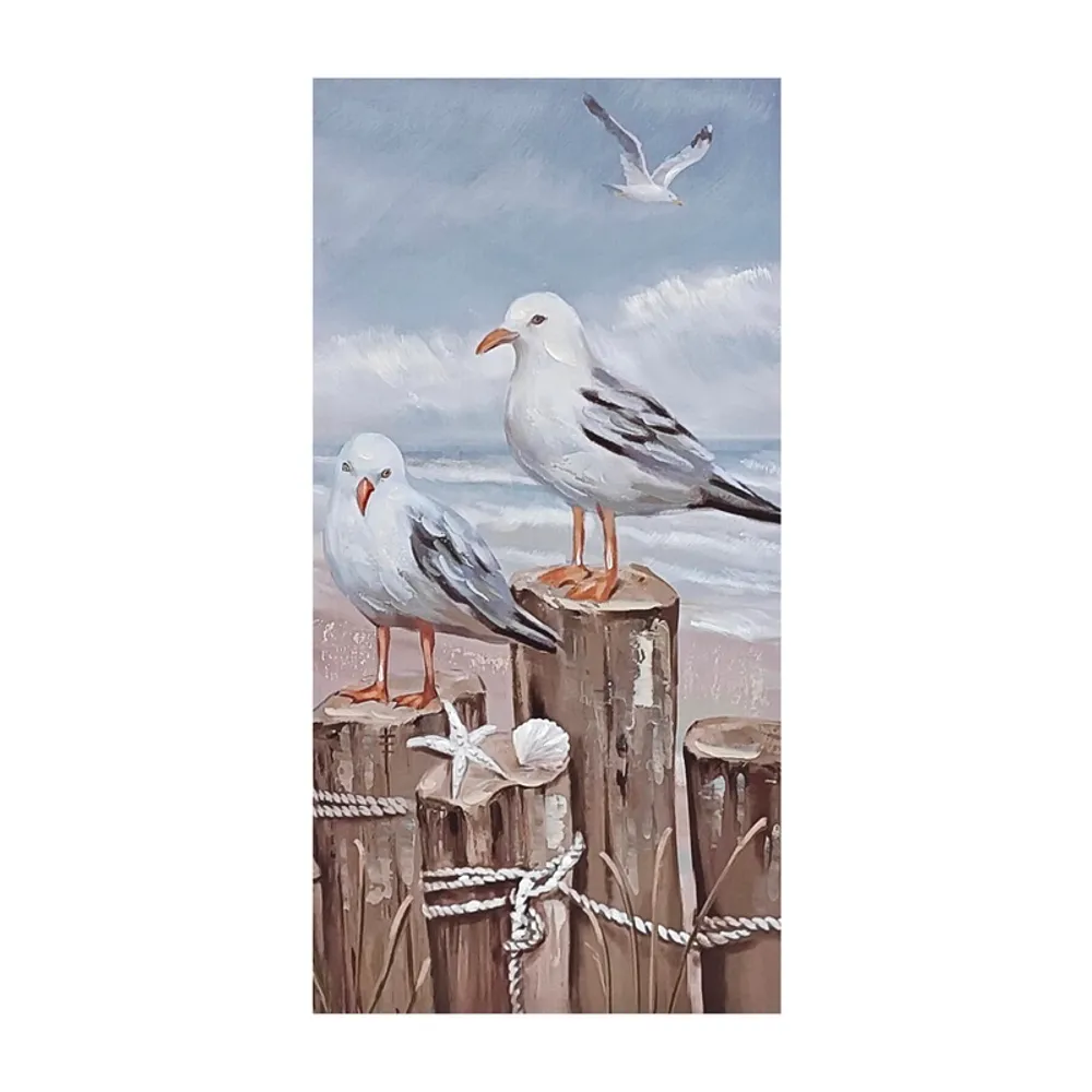 23-1/2" SEA BIRDS CANVAS ART