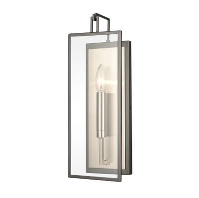Gianni 17″ High 1-Light Sconce - Dark Gray