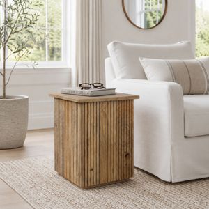 LOCHROSE BROWN TABLE 20 (IN) 2
