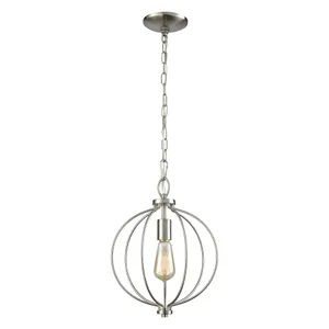 Williamsport 11'' Wide 1-Light Mini Pendant - Brushed Nickel 1