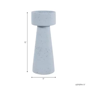 CARLIN BLUE CANDLE HOLDER 12 (IN) 8