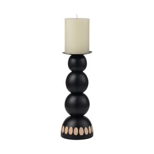Dana Candleholder - Set of 2 Black 4