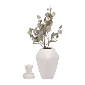HALTONWORTH WHITE VASE 19 (IN) 3