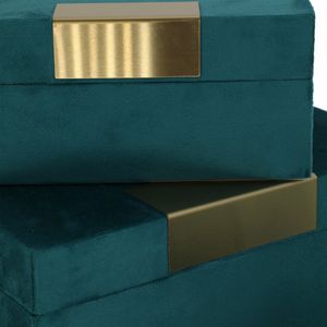 KIRBYWORTH SET OF 3 BLUE BOXES 5 (IN) 6