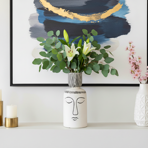 LOCHTON BLACK VASE 11 (IN) 13