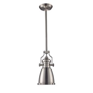 Chadwick 7.5'' Wide 1-Light Mini Pendant - Satin Nickel 1