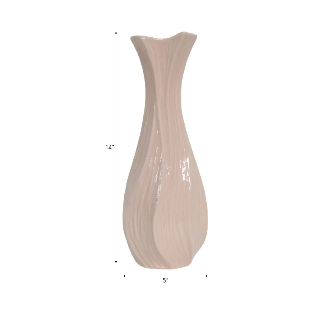 BARDENDALE PINK VASE 14 (IN)