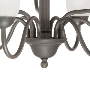 Riva 32'' Wide 9-Light Chandelier - Painted Bronze 3