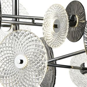 Dream Catcher 37'' Wide Integrated LED Chandelier - Chrome 4
