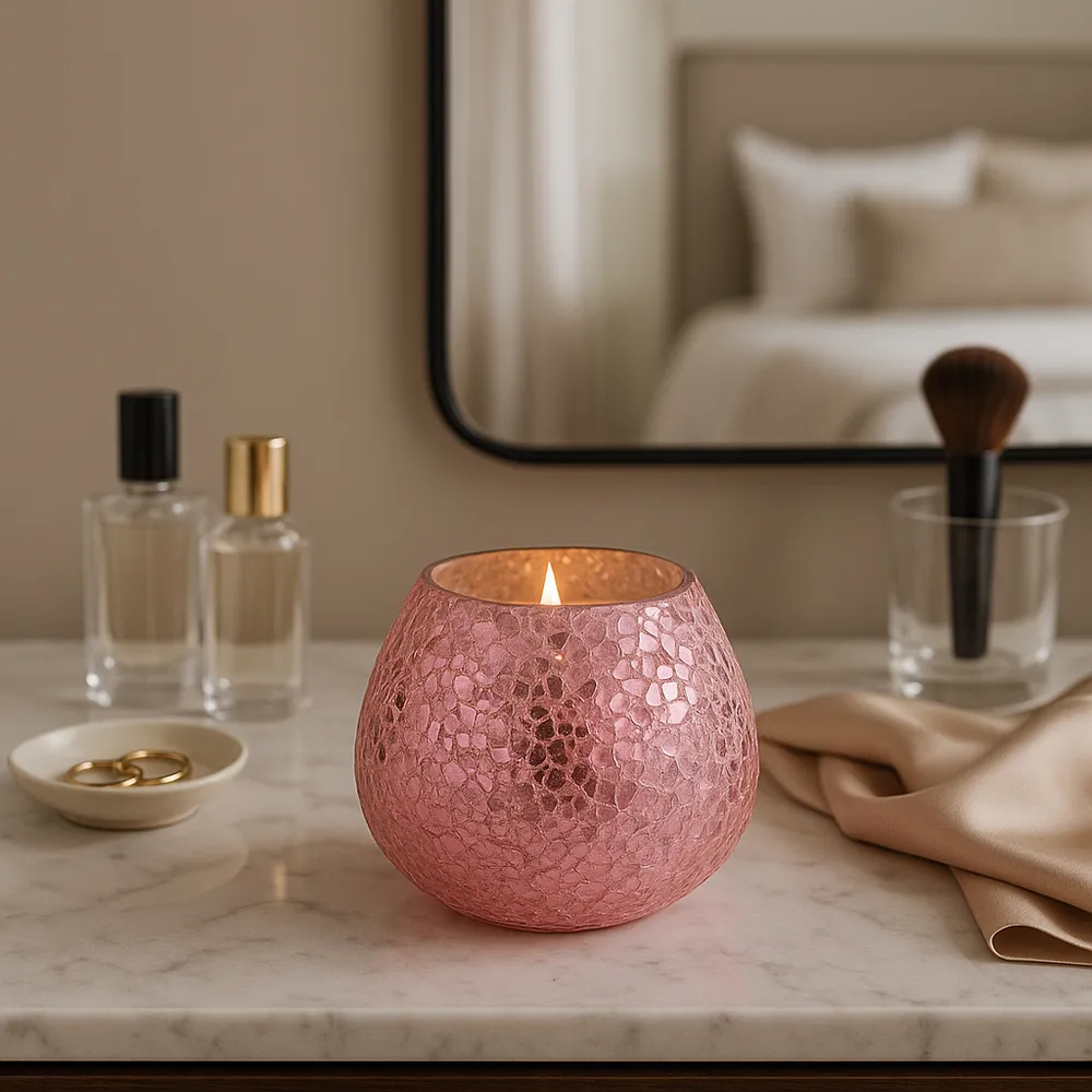 MORGANBEACH PINK CANDLE 4 (IN)