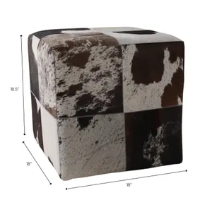 SPARROWSTONE WHITE OTTOMAN 19 (IN) 9