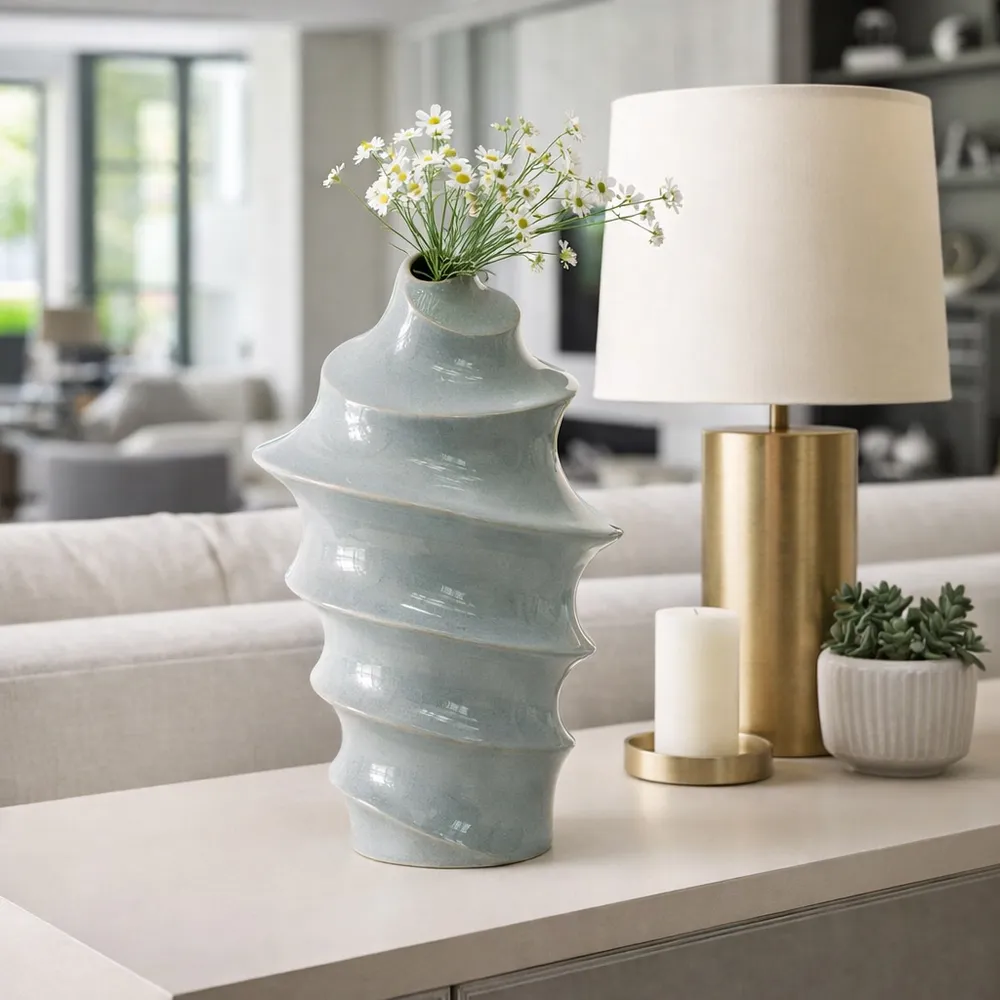 WILSONGROVE BLUE VASE 18 (IN)