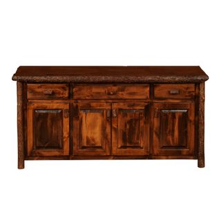 Hickory Log 75-inch Buffet - Cognac