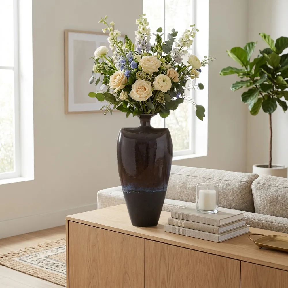 GRAHAMFIELD WHITE VASE 23 (IN)
