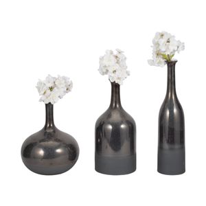 MAXLAKE SET OF 3 BRONZE VASES 18 (IN) 3