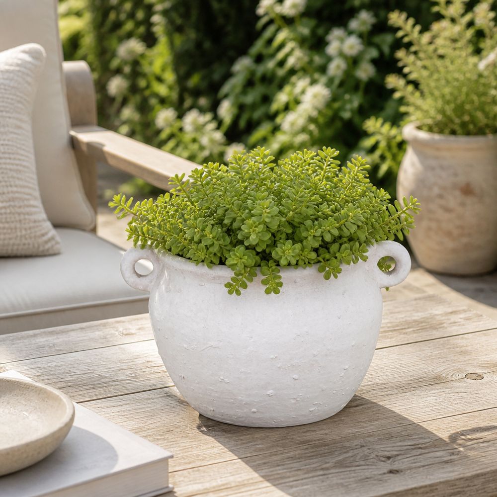 GARFIELDFORD WHITE PLANTER 6 (IN)