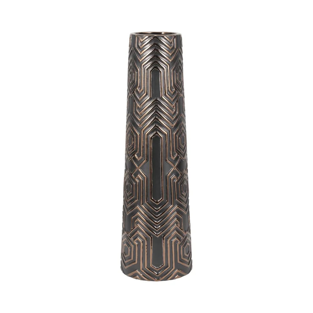 MORGANBROOK BLACK VASE 26 (IN)