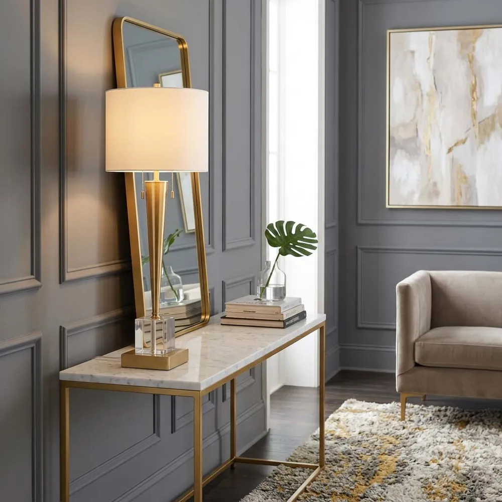 DUNBARWAY GOLD LAMP 36 (IN)