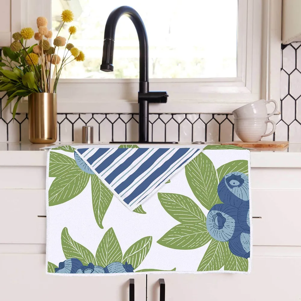 Blueberry Bunch Eco Kitchen Tea Towel