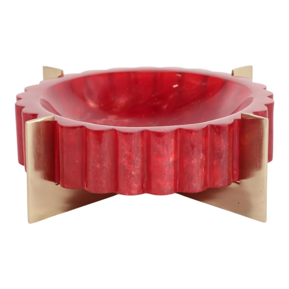 BUFORDMORE RED BOWL 3 (IN)