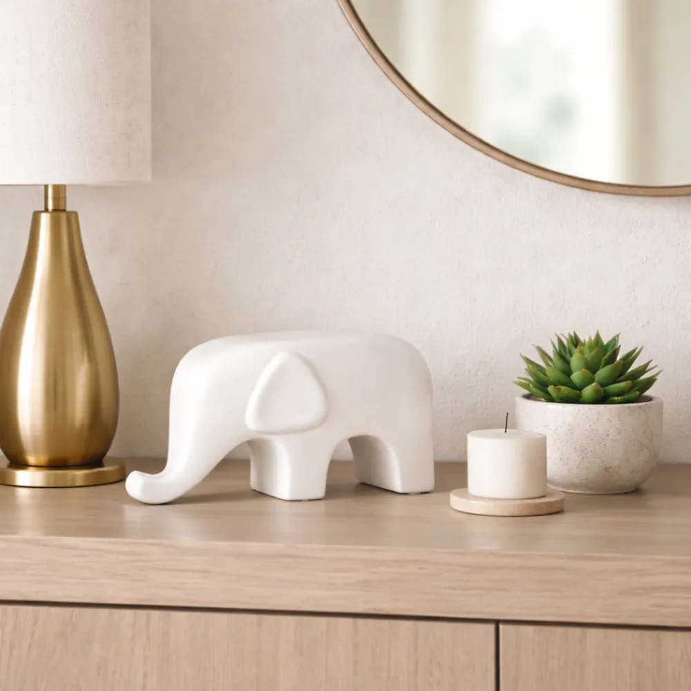 LAWSONPARK WHITE DECOR 6 (IN)
