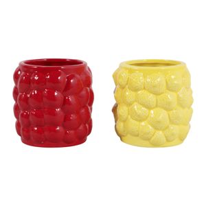 DURBANMOOR SET OF 2 RED PENCIL CUP 4 (IN) 5