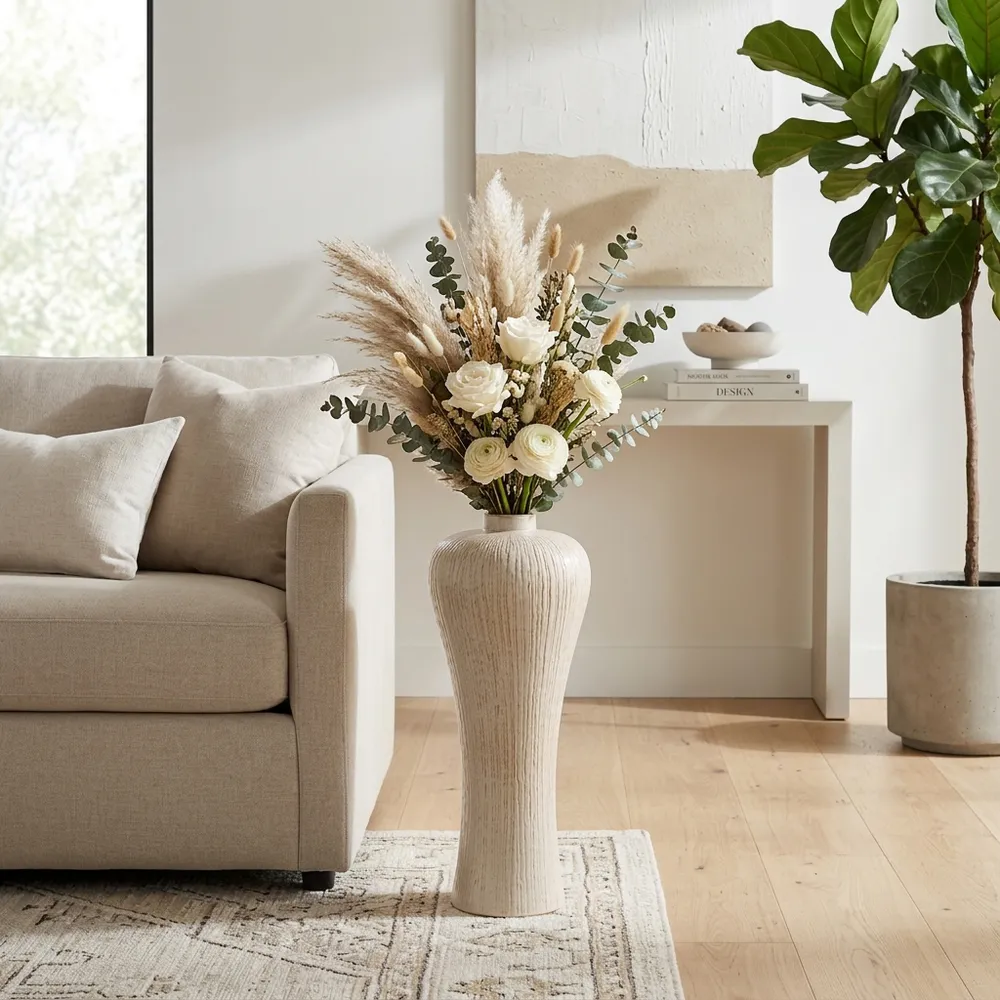 GREYSONGROVE IVORY VASE 20 (IN)